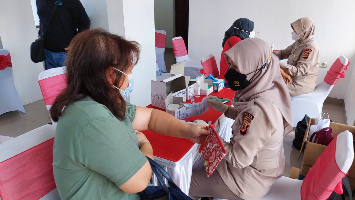 Polresta Bogor, Kadin Kota Bogor, Gerai Vaksin, Vaksin Booster, Alun-alun Kota Bogor