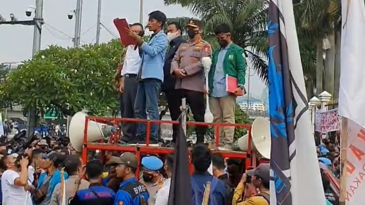 Demonstrasi Mahasiswa, Demonstrasi Kondusif, LSPI, Komitmen Kapolri