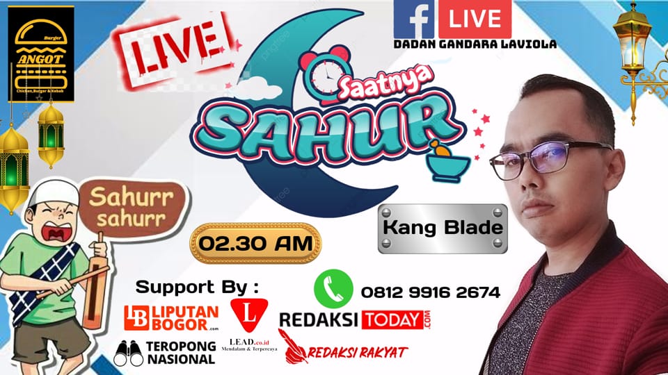 Kang Dadan, Sahur, Ramadhan 2022, Burger Angot