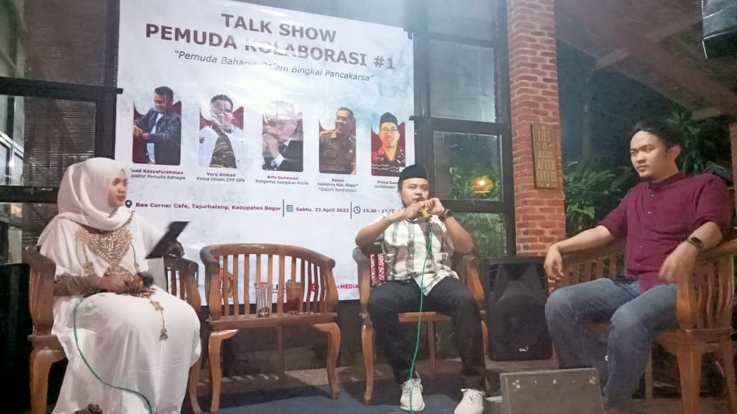 Talk Show, Pemuda Kolaborasi, GPN, Fuad Kasyafurahman, Pemuda Kabupaten Bogor