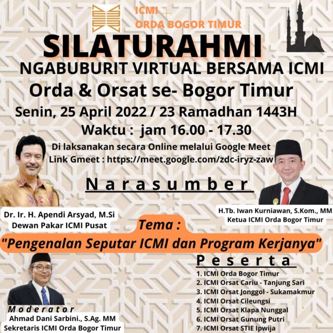 Pengenalan ICMI, Seputar ICMI, Program Kerja ICMI, Apendi Arsyad