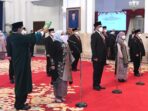 Anggota KPU dan Bawaslu Masa Jabatan 2022-2027 Resmi Dilantik KPU, Pelantikan KPU, Bawaslu, Pelantikan Bawaslu, KPU dan Bawaslu