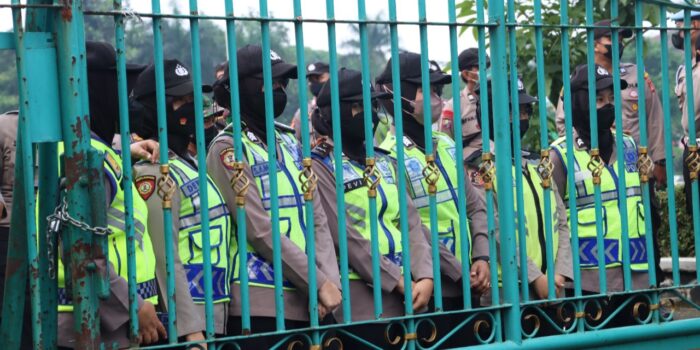 Polisi Kawal Aksi Mahasiswa di Kabupaten Bogor Polres Bogor, Aksi Mahasiswa, Demo di Kabupaten Bogor