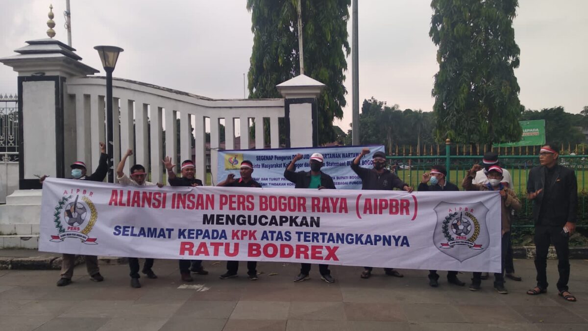 Wartawan Bodrek, AIPBR, Apresiasi KPK, Bupati Bogor Ditangkap