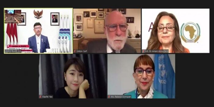 Menkominfo Webinar UNCTA ecommerce week 2022