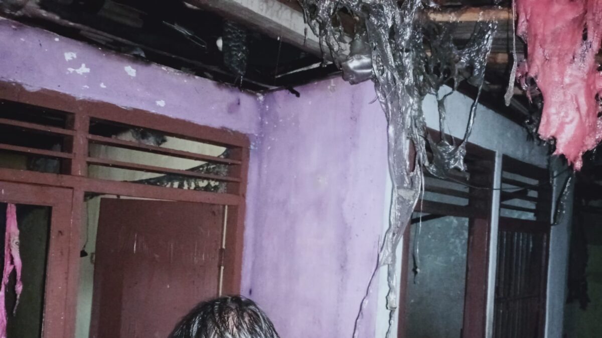 Ditinggal Penghuni, Rumah Kontrakan, Rumah di Cibinong, Kebakaran, Kebakaran di Bogor