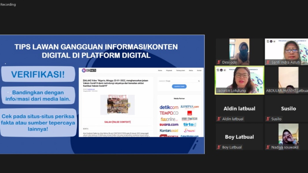 Japelidi, My America, Literasi Digital, Buru Selatan, Maluku
