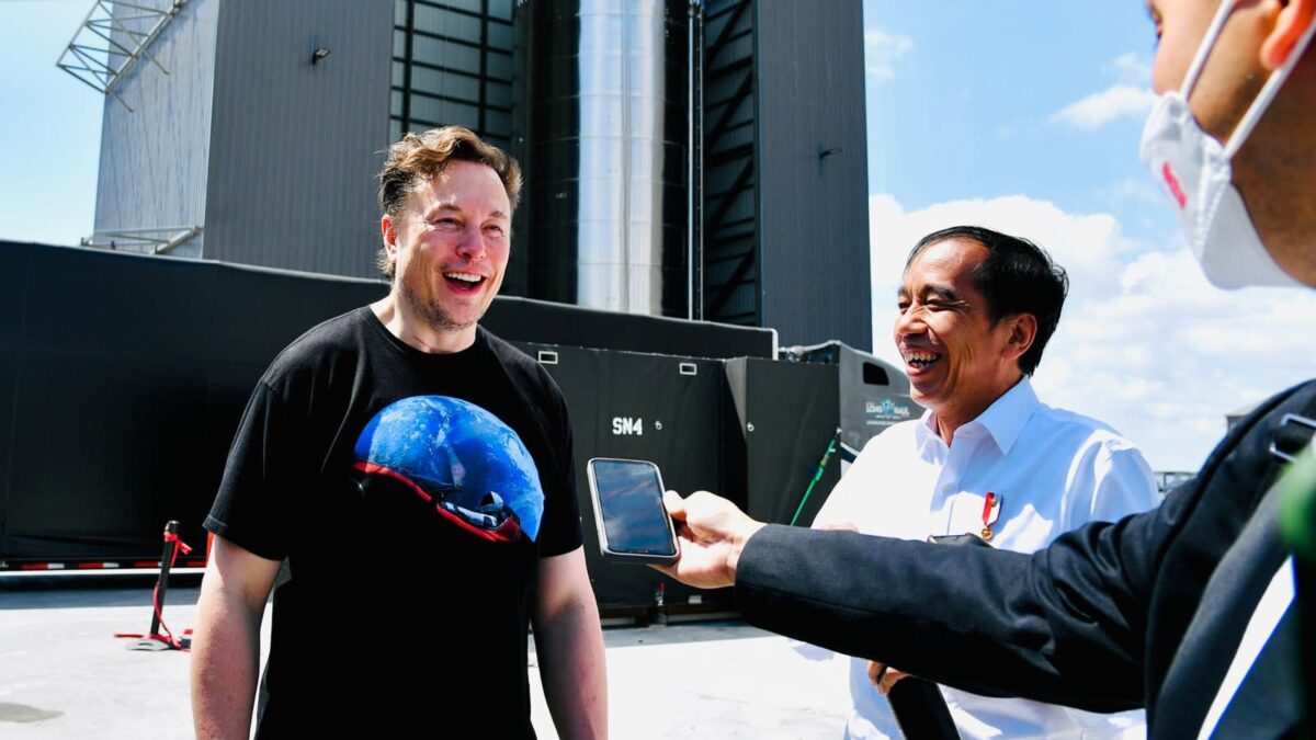 Space X, Presiden Jokowi, Elon Musk, Republik Indonesia