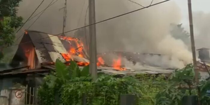 Empat Rumah Dinas RSMM Bogor Terbakar Kebakaran di Bogor, Rumah Dinas RSMM, RSMM Terbakar