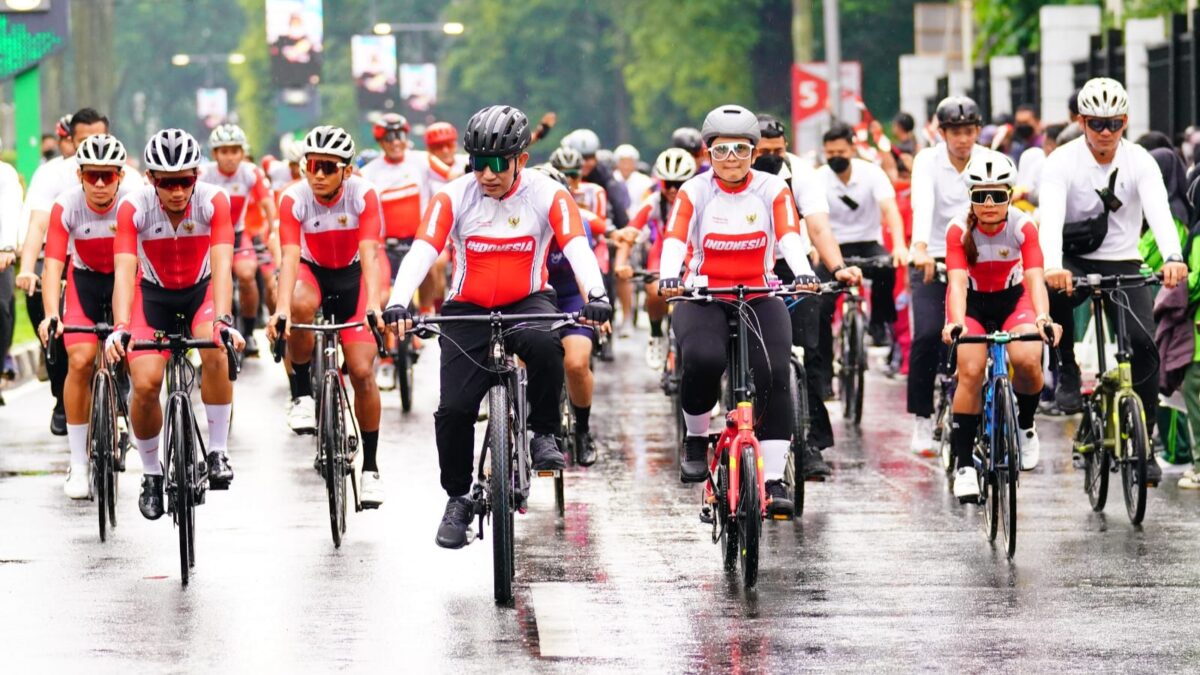 Parade Kemenangan, Atlet Sea Games, Kapolri, Olahraga Sepeda