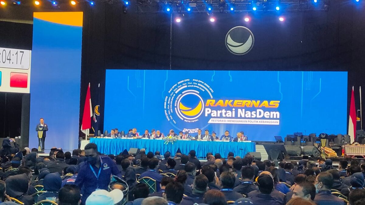 Rakernas Nasdem, Bara API, Relawan Andika Perkasa