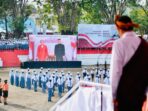 Jokowi Pimpin Upacara Harlah Pancasila, Kenakan Pakaian Adat Ende Jokowi Pimpin Upacara, Harlah Pancasila, Pakaian Adat Ende