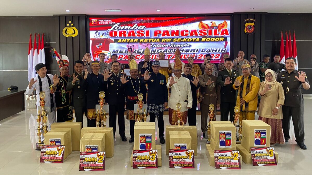 Harlah Pancasila, Forkopimda Kota Bogor, Lomba Orasi, Orasi Antar RW