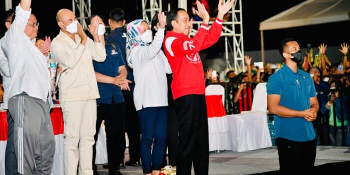 Presiden Jokowi Saksikan Konser Kebangsaan Bersama Masyarakat NTT Presiden Jokowi, Konser Kebangsaan, Masyarakat NTT