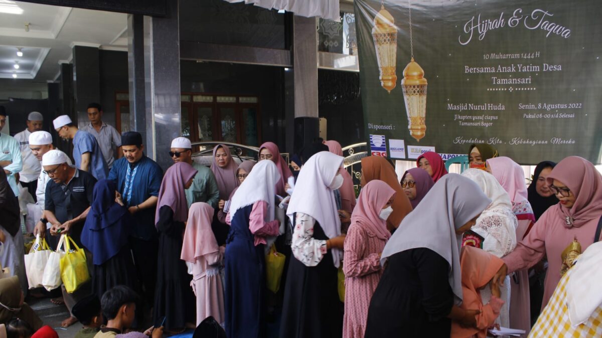 Anak Yatim, Desa Taman Sari, Santunan