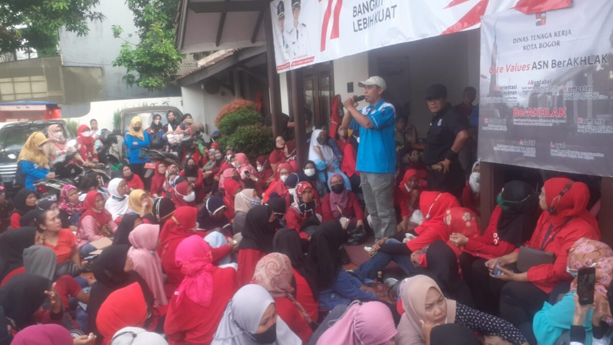 SPN Kota Bogor, Demonstrasi, Disnakertrans Kota Bogor
