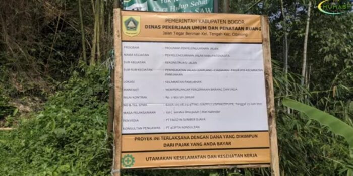 Proyek Jalan di Pamijahan Proyek Jalan, Pamijahan, Proyek Mangkrak, Proyek di Bogor,