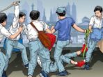 Ilustrasi Tawuran Tawuran Pelajar, Tawuran, Tawuran Remaja, Kenakalan Remaja