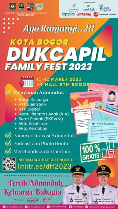 Pemkot Bogor, Didukcapil Kota Bogor, Family Fest, Family Fest 2023