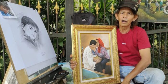 Eky Tjiu, Pelukis Legendaris Eky Tjiu, Pelukis, Istana Bogor, Presiden Jokowi, Pelukis Legendaris
