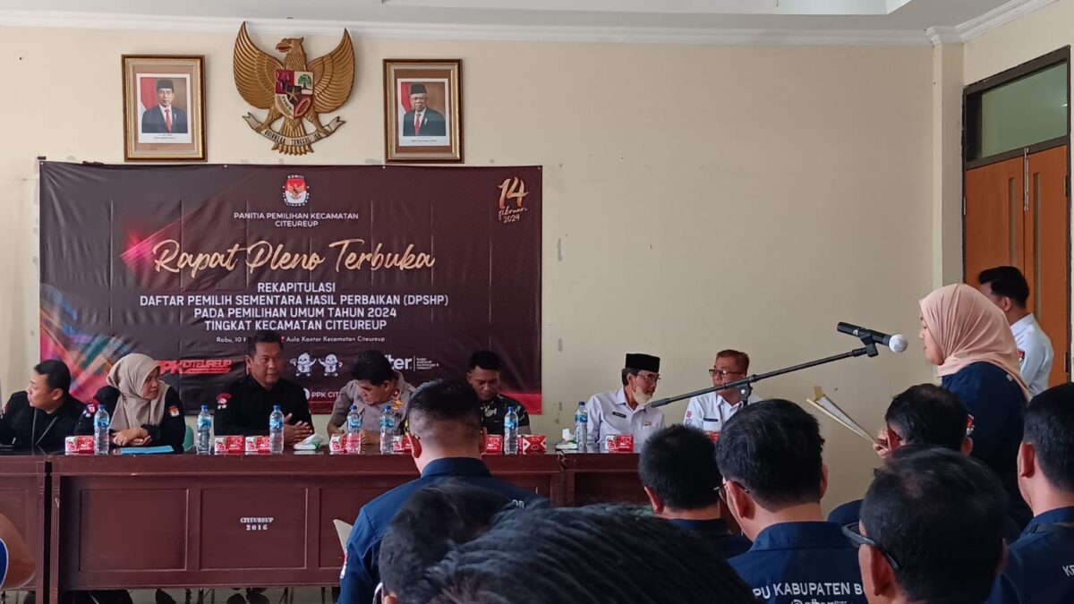 Pemilu 2024, PPK Citeureup, KPU Kabupaten Bogor