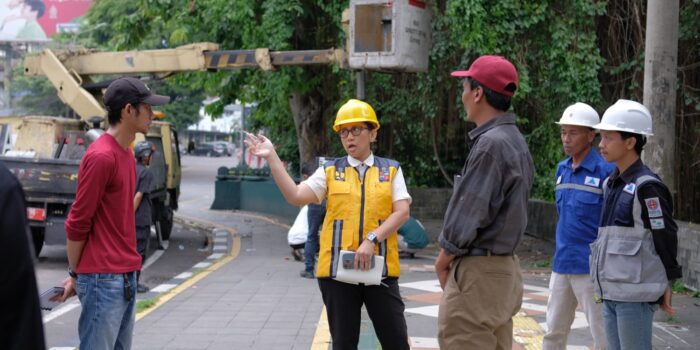 PUPR Kota Bogor, Rena Da Frina Dinas PUPR Kota Bogor, Rena Da Frina, Jalan Otista, Jembatan Otista, Proyek Otista
