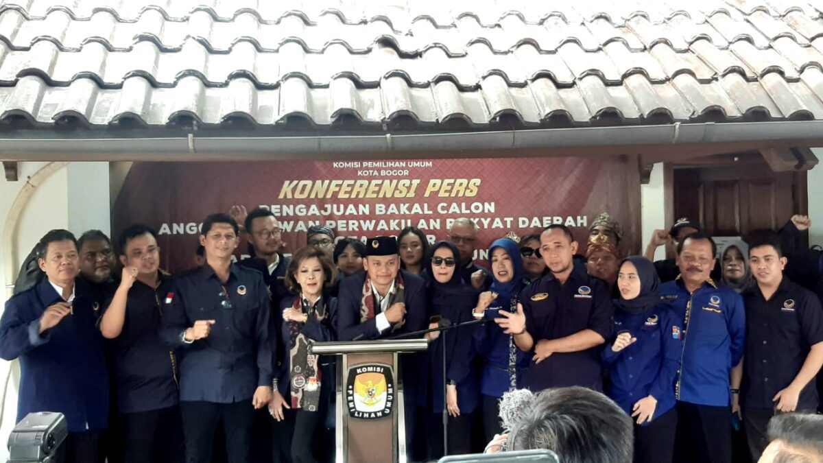 KPU Kota Bogor, Nasdem Kota Bogor, Pemilu 2024, Pendaftaran Bacaleg