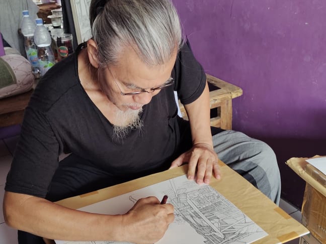 Bodydharma, Seniman Sketsa, Coretan Indah