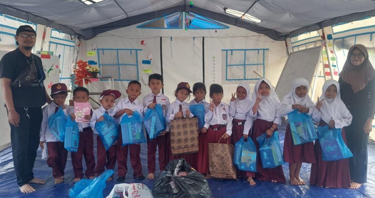 Peka PWI, PWI Kota Bogor, Siswa Cianjur, Gempa Cianjur, Sekolah Darurat