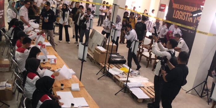 Tahapan Pemilu, Simulasi Logistik, Logistik Pemilu, KPU Kabupaten Bogor