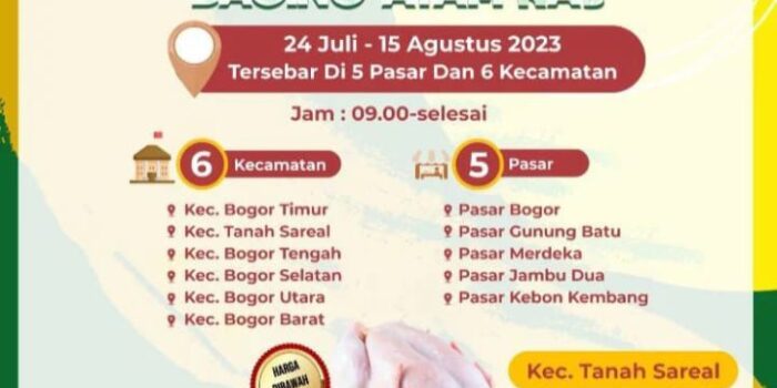 Pangan Murah, Pasar Kota Bogor, Perumda PPJ