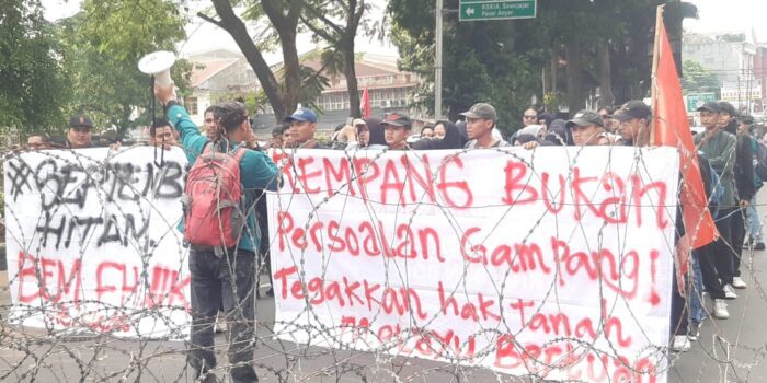BEM FH UIKA Demo Rempang, Kasus Rempang, Rempang, BEM FH UIKA