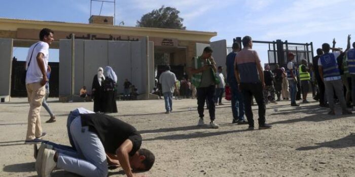 Foto Bantuan memasuki Gaza